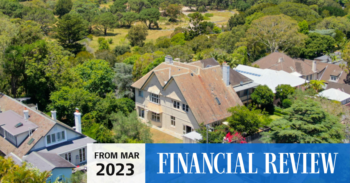 Sydney house prices Splitting up this Centennial Park home and its